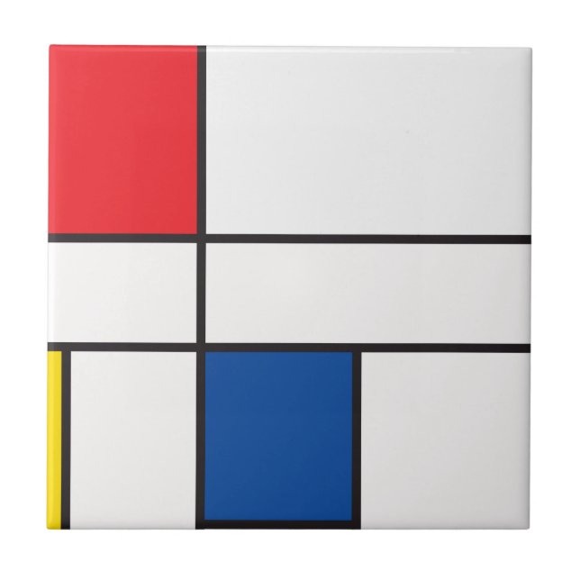 Klassische Quadrate Fliese (Vorderseite)