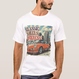 Klassische Räder, zeitlos - Retro-Vintage T-Shirt