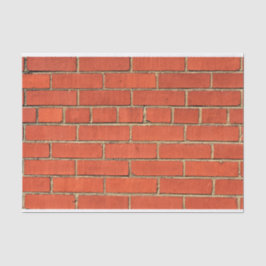 Klassische Red Brick Wall Seidenpapier