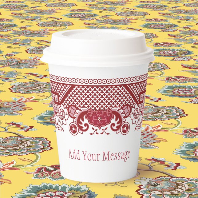 Klassische Red Willow Paper Cups Pappbecher (Von Creator hochgeladen)