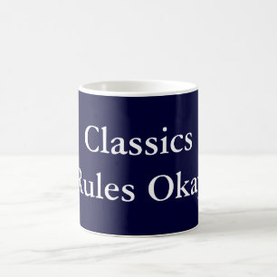 Klassische Regeln Okay Kaffeetasse