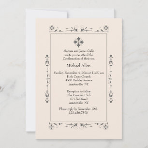 Klassische religiöse Einladung