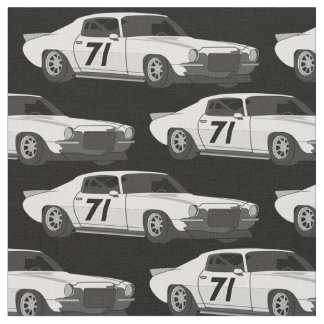 Klassische Rennwagen Stoff