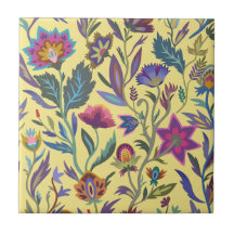 Klassische Retro-farbige Viktorianische Blume