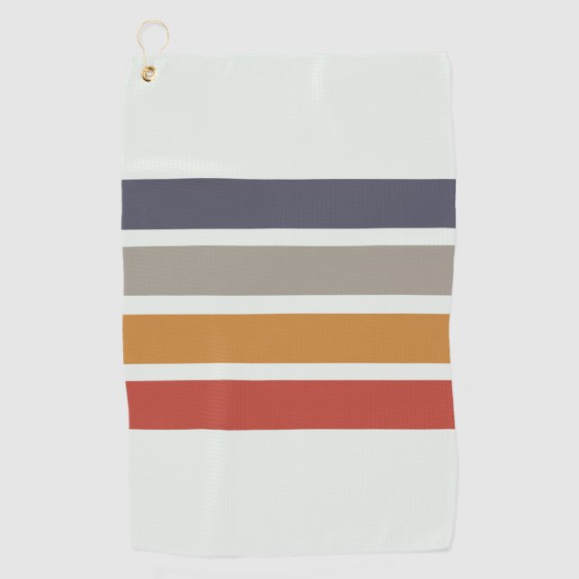 Klassische Retro-Streifen Duschvorhang Wash Tuch (Vorderseite)