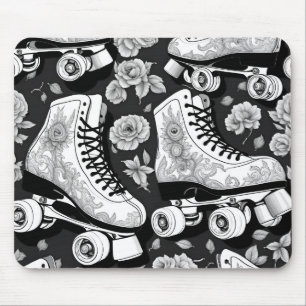 Klassische Roller Skate Art Mousepad