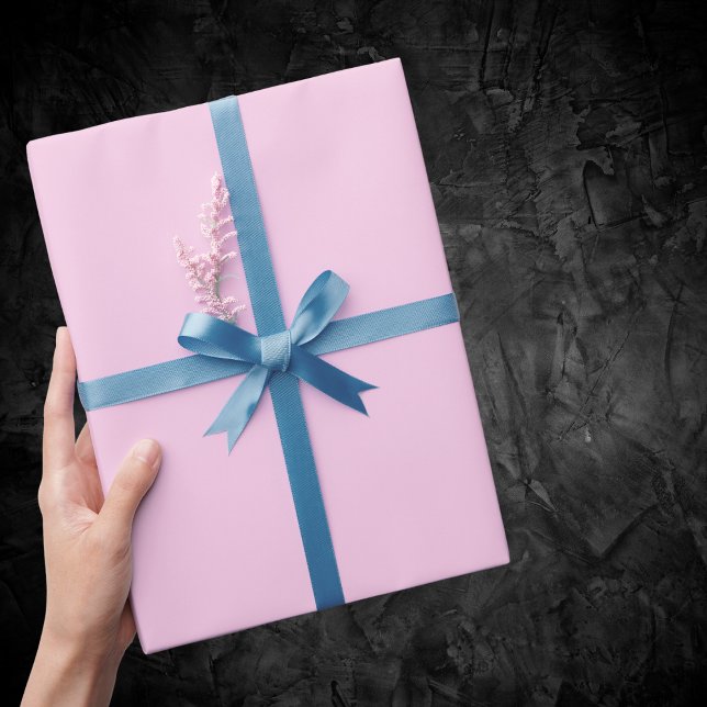 Klassische Rose Solid Color Geschenkpapier (Von Creator hochgeladen)