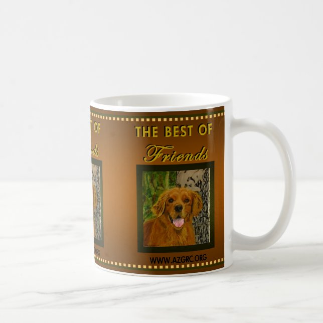 Klassische Rost-goldener Retriever-Tasse Tasse (Rechts)