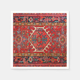 Klassische Rot Türkisch Persischer Orientalischer Serviette