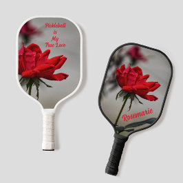 Klassische Rote Rose Pickleball ist meine wahre Li Schläger