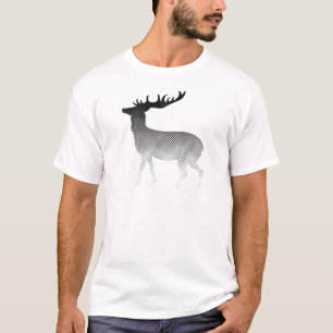 Klassische Rotwild-Silhouette T-Shirt