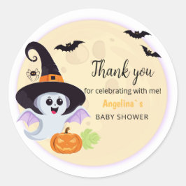 Klassische Round Sticker Baby Dusche.