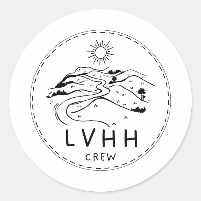 Klassische Round Stickers (Vorderseite)