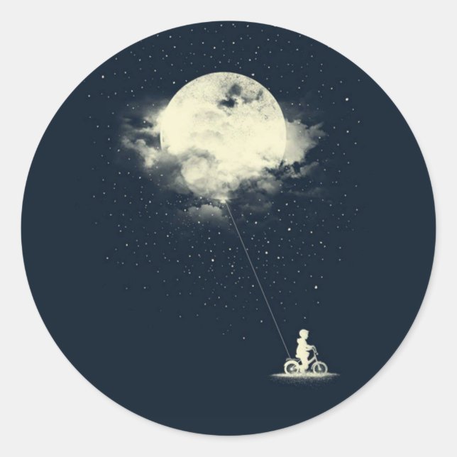 Klassische Round Stickers (Vorderseite)