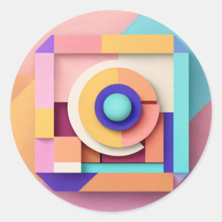 Klassische Round Stickers