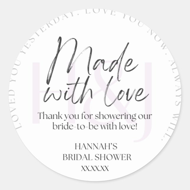 Klassische Round Stickers (Vorderseite)