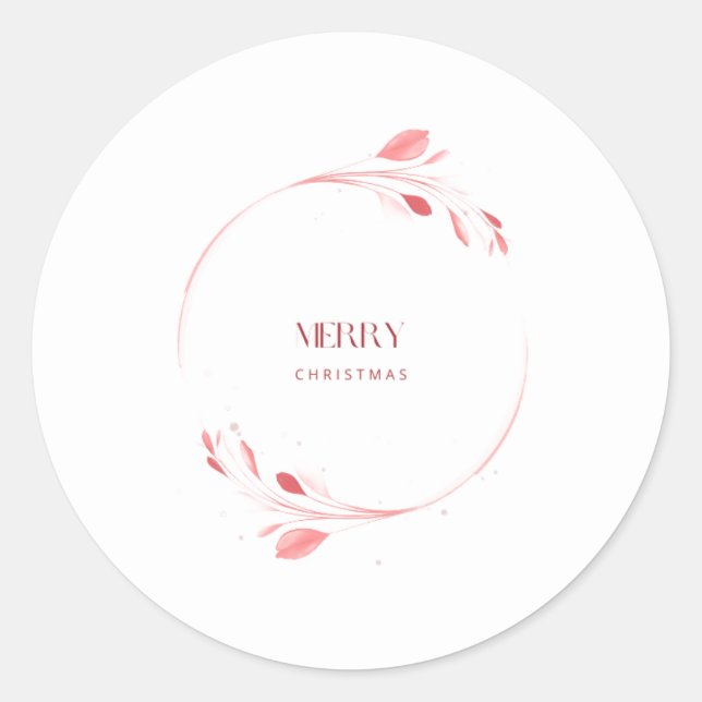 Klassische Round Stickers (Vorderseite)