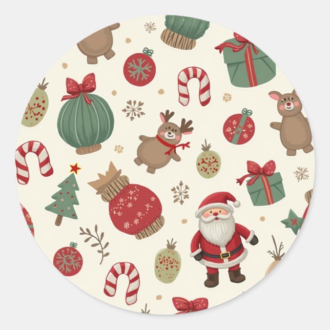 Klassische Round Stickers (Vorderseite)