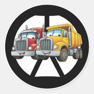 Klassische Round Stickers