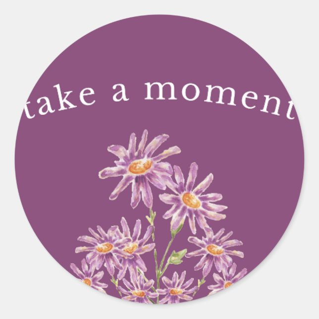 Klassische Round Stickers (Vorderseite)