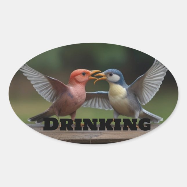 "Klassische Round Stickers: Zeitlose Eleganz für E Ovaler Aufkleber (Vorderseite)