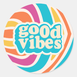 Klassische runde Aufkleber