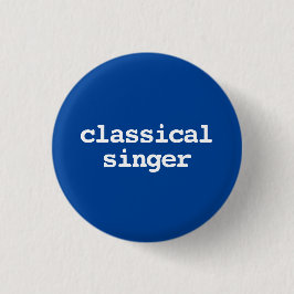 Klassische Sängertypografie Button