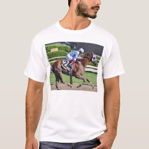 Klassische Saratoga PferdelaufenT - Shirts