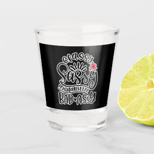 Klassische Sassy und ein wenig schlechte Sassy Sas Schnapsglas
