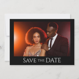 Klassische Save the Date Flachkarte