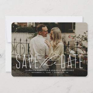 Klassische Save the Date Fotokarte