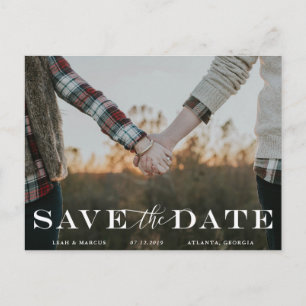 Klassische Save the Date Postkarte