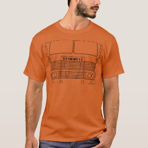 Klassische Scammell Routeman LKW-Kontur der 70er J T-Shirt