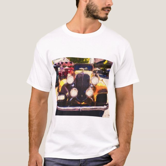 Klassische Scheinwerfer T-Shirt (Vorderseite)