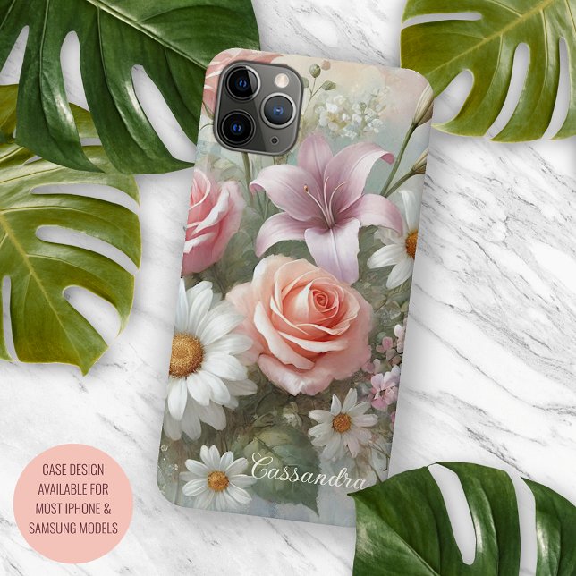 Klassische schicke Rose Kunstvoll und ganz Botanis Case-Mate iPhone Hülle (Von Creator hochgeladen)