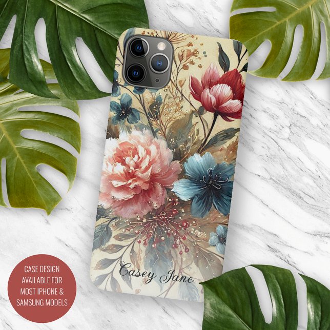 Klassische schicke Rose Kunstvoll und ganz Botanis iPhone Hülle (Von Creator hochgeladen)
