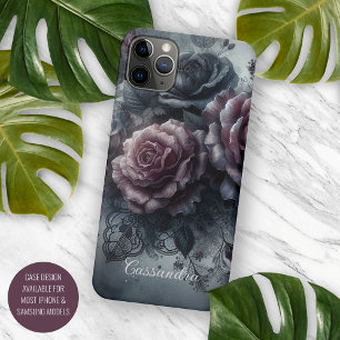Klassische schicke Rose Kunstvoll und ganz Botanis iPhone 11Pro Max Hülle