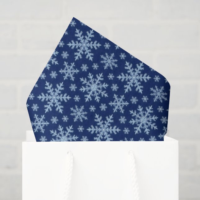 Klassische Schneeflocken Seidenpapier (Geschenktüte)