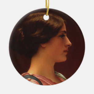 Klassische Schönheit von John William Godward Keramikornament