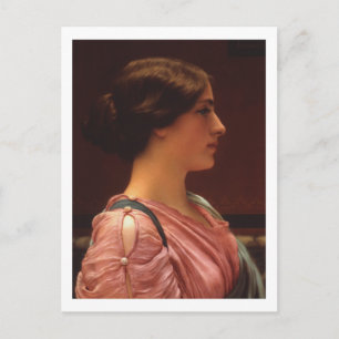 Klassische Schönheitsgrenze John William Godward Postkarte