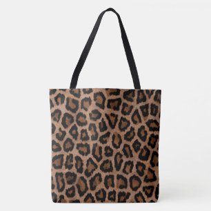 Klassische Schwarz-Braun-Leopard-Spot-Print