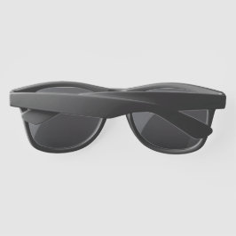 Klassische Schwarz-Rahmen-Sonnenbrille für den All