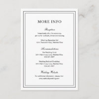 Klassische Schwarz-Weiß-Hochzeit