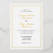 Klassische Schwarz-Weiß-Hochzeit