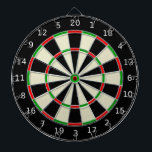 Klassische Schwarz-Weiß-Tafel Dartscheibe<br><div class="desc">Klassisches Schwarz-Weiß-Dartboard.</div>