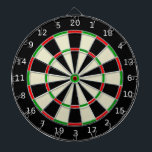 Klassische Schwarz-Weiß-Tafel Dartscheibe<br><div class="desc">Klassisches Schwarz-Weiß-Dartboard.</div>