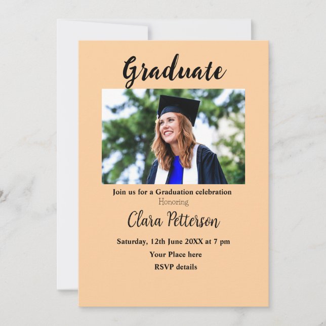 klassische Schwarz-weiße Klasse hinzufügen Jahr sc Ankündigung (Vorderseite)