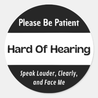 Klassische schwarze Aufkleber