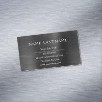 Klassische schwarze Metallic Foil Modernes Busines