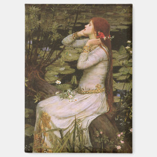 Klassische Shakespeare Ophelia Teich Lilie Fine Ar Magnet